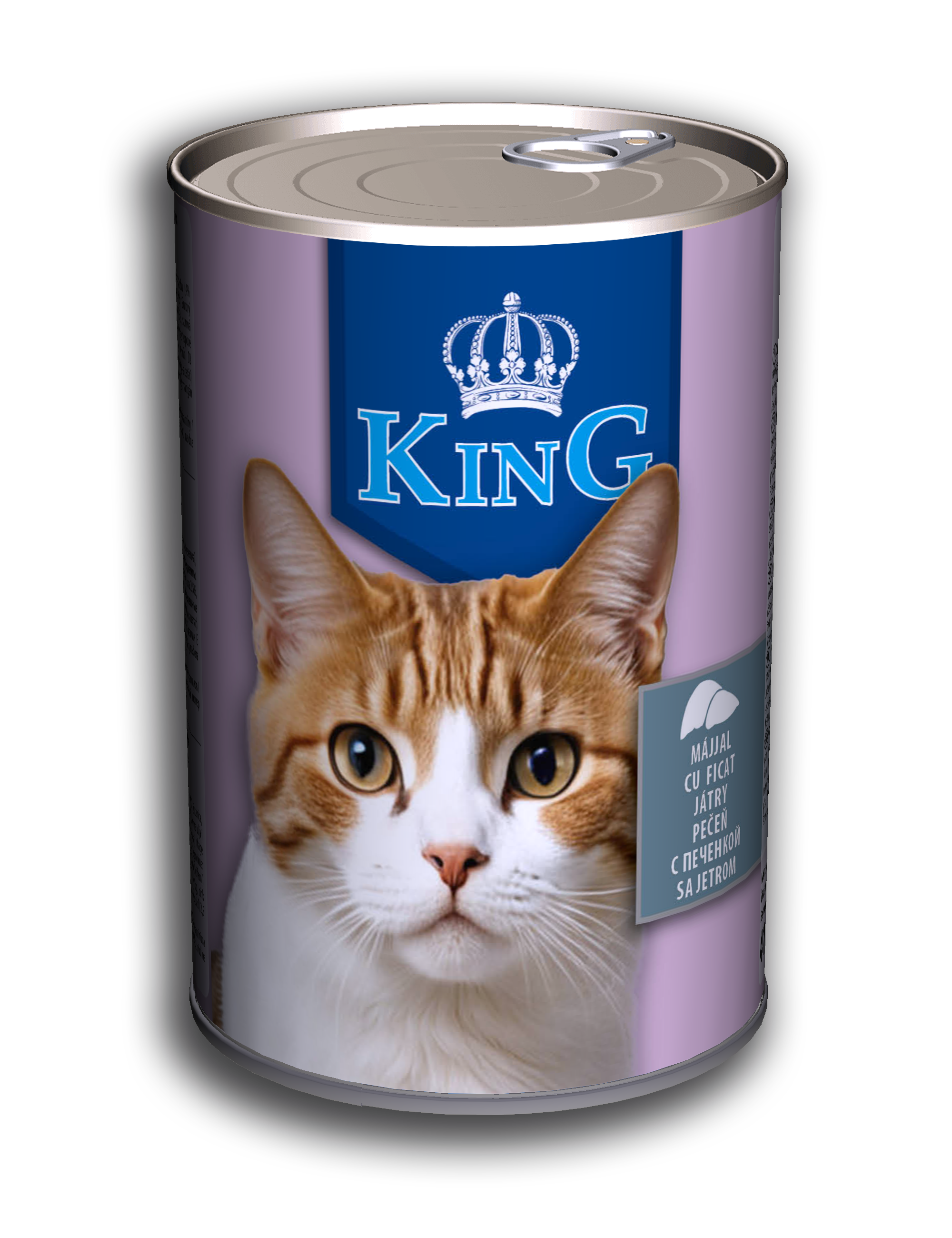 Cat can with liver
