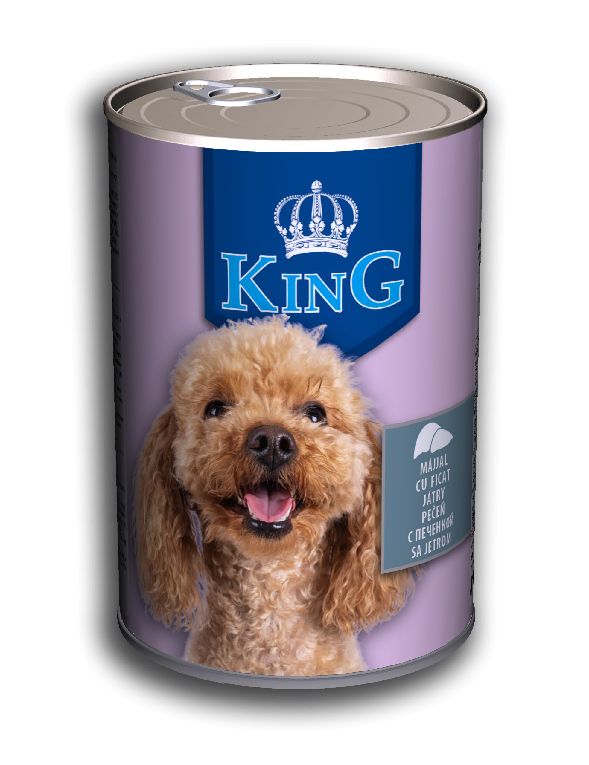 Májas kutyakonzerv 415g lila